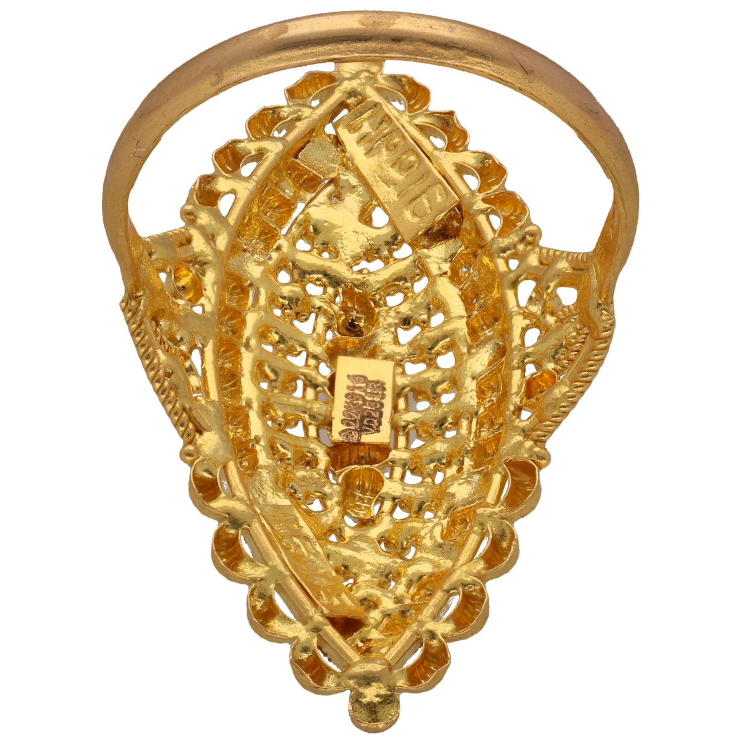22ct Gold Dress/Cocktail Ring Size N
