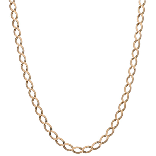 9ct Gold Curb Chain 24"