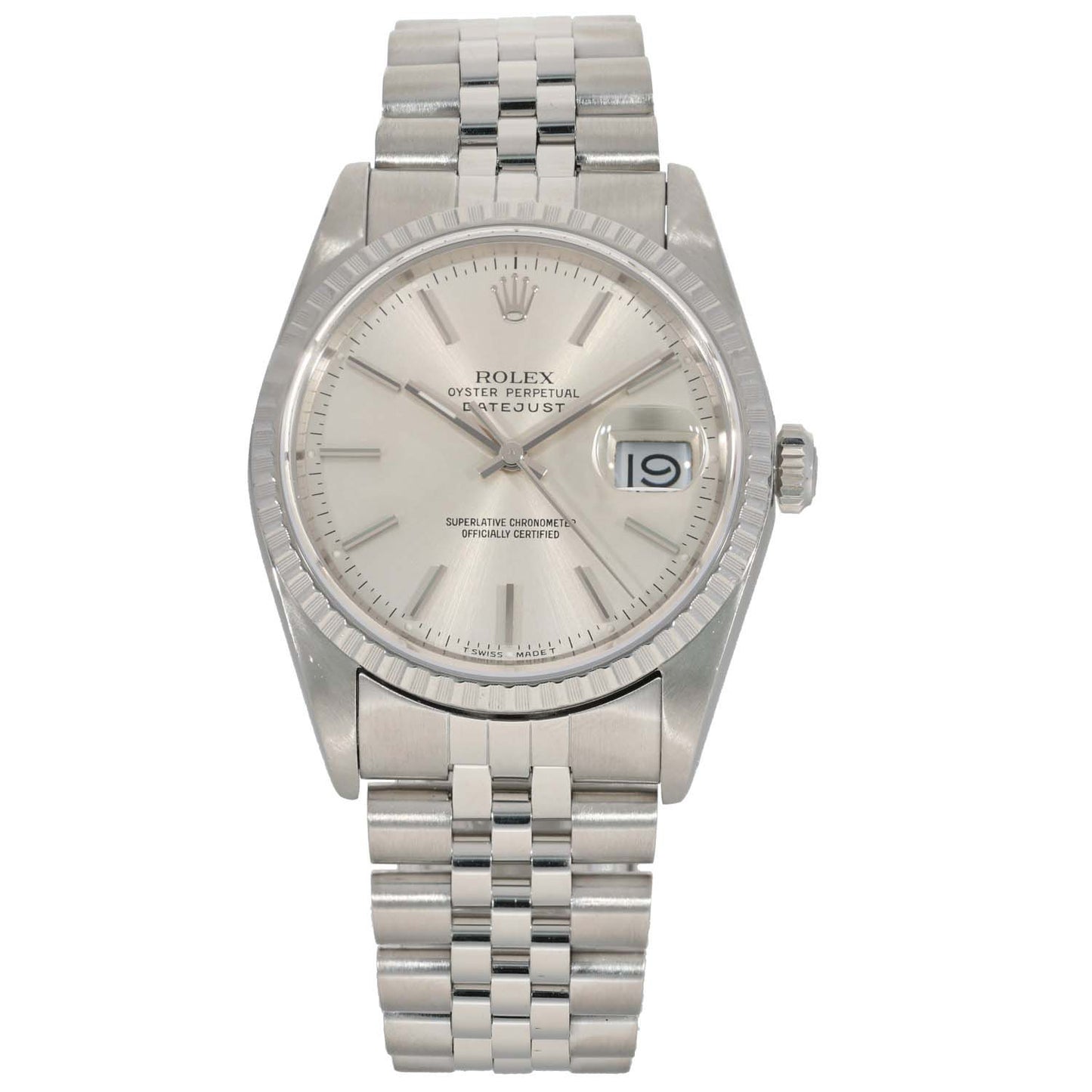 Rolex Datejust 16220 36mm Stainless Steel Watch