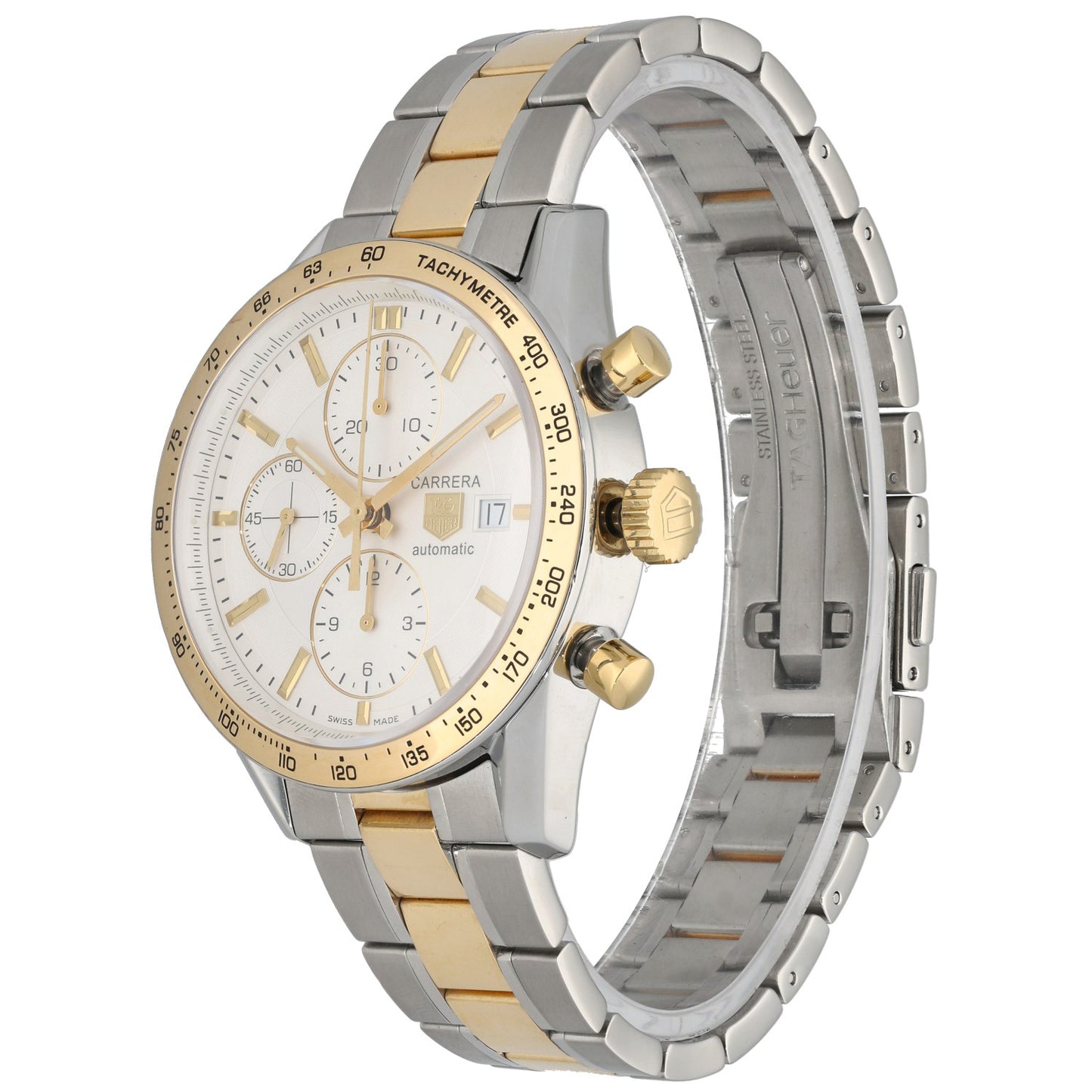Tag Heuer Carrera CV2050 41mm Bi-Colour Watch