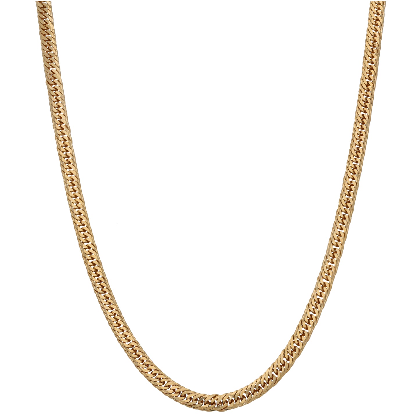 9ct Gold Double Curb Chain 17"