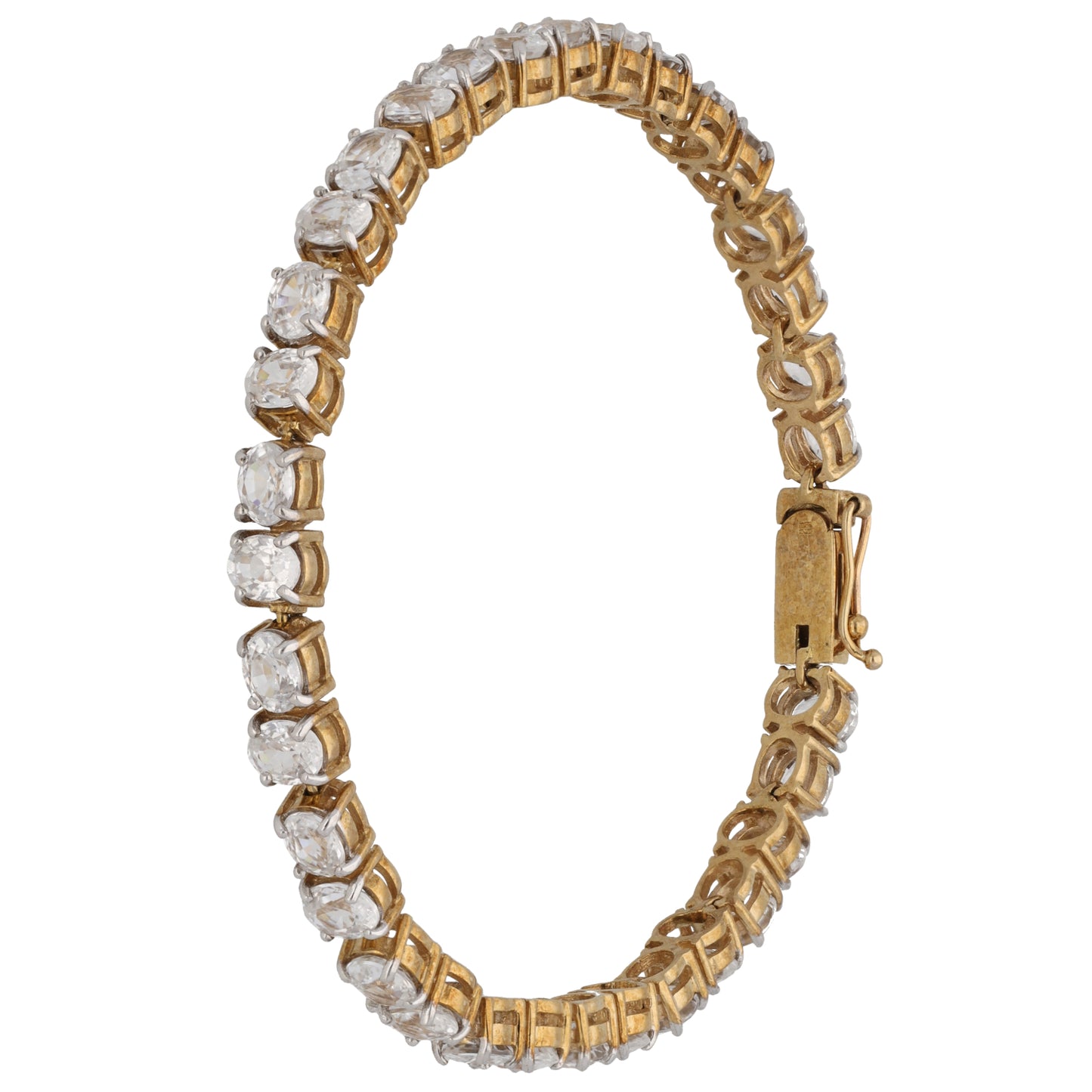 9ct Gold Sapphire Line/Tennis Bracelet