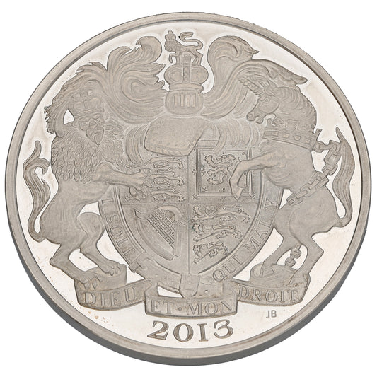 Sterling Silver 60th Anniversary Of The Coronation 5 Pounds Coin 2013