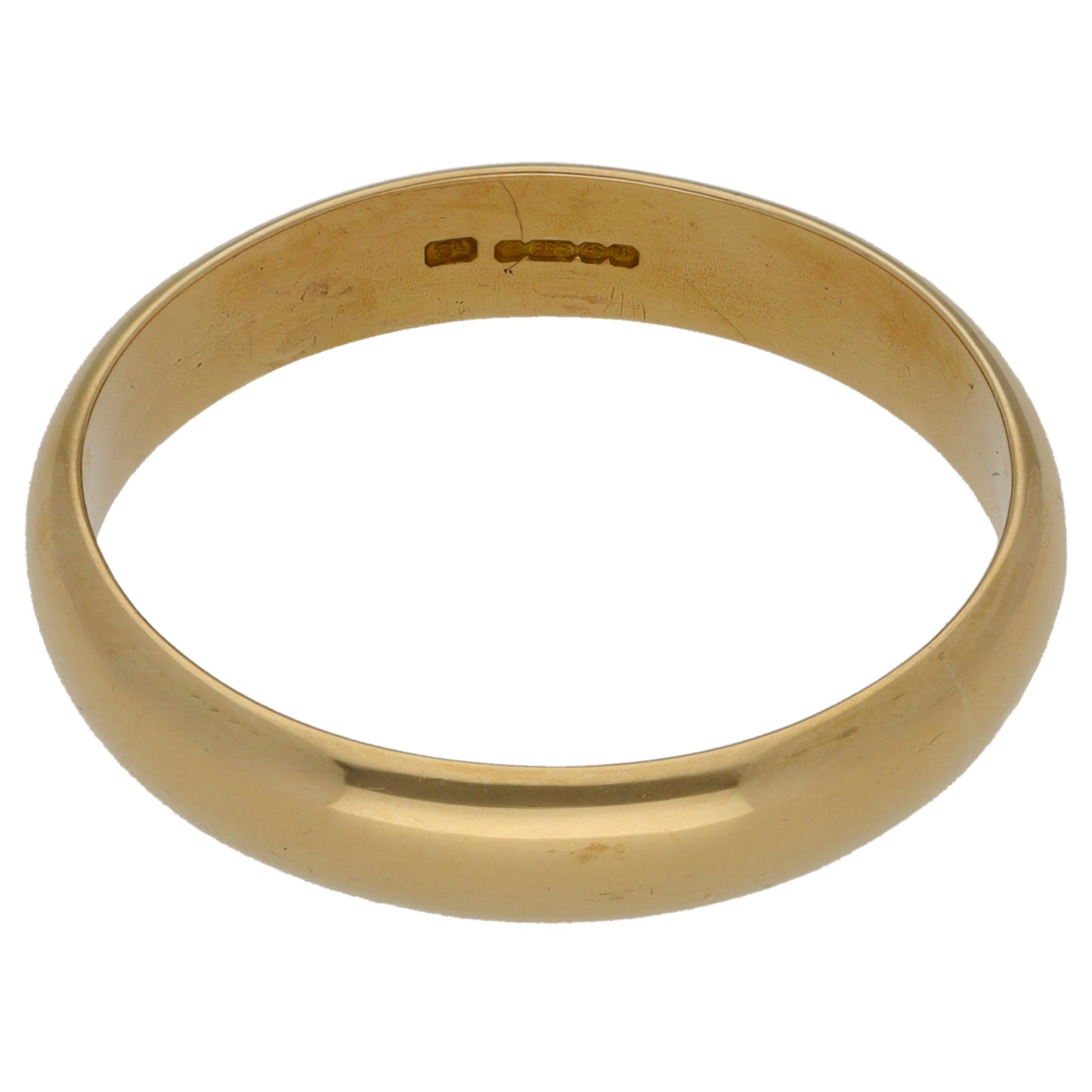 9ct Gold Plain Wedding Ring Size X