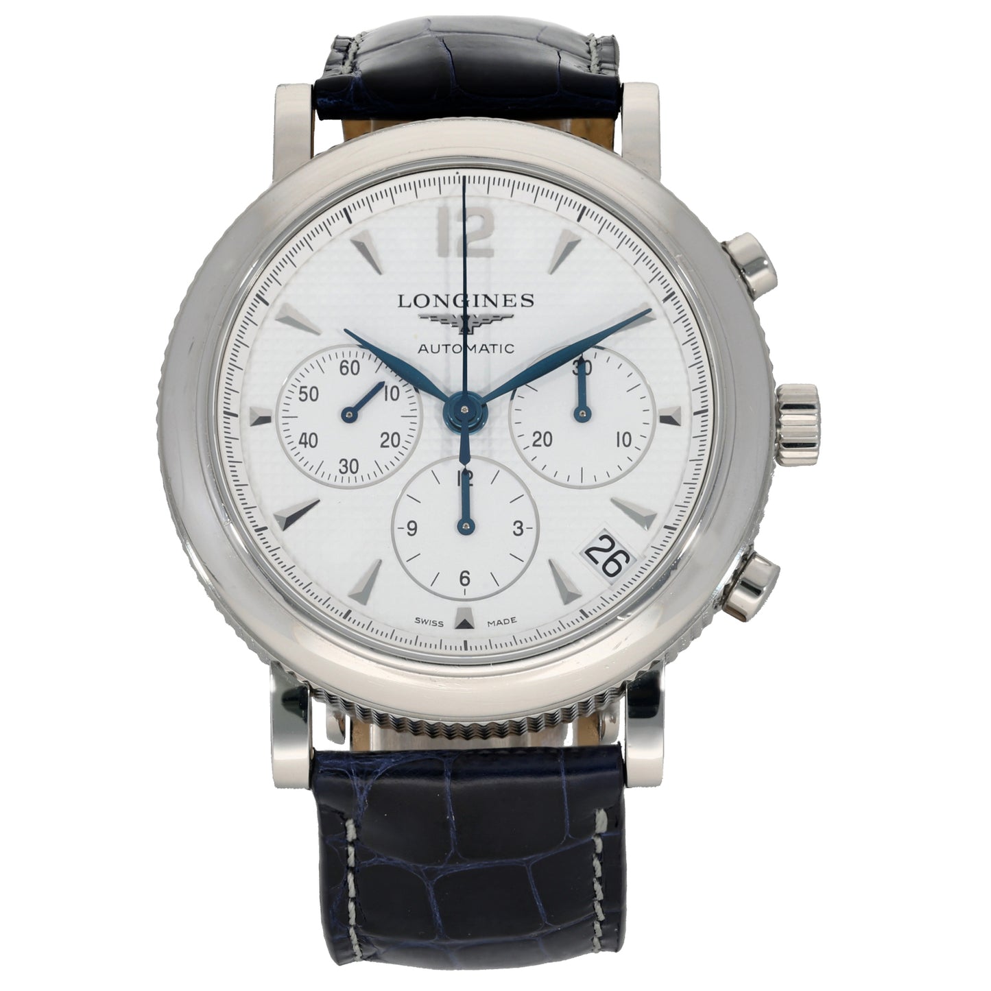 Longines Clous de Paris L2.704.4 44mm Stainless Steel Watch