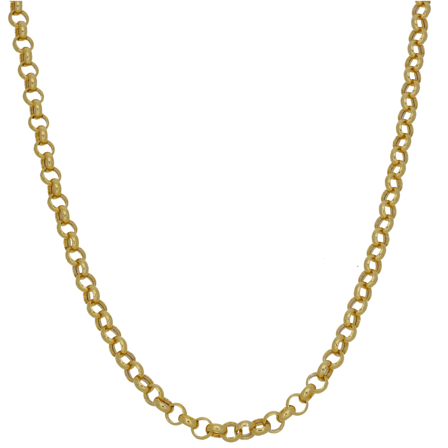 New 9ct Gold Belcher Chain 18"