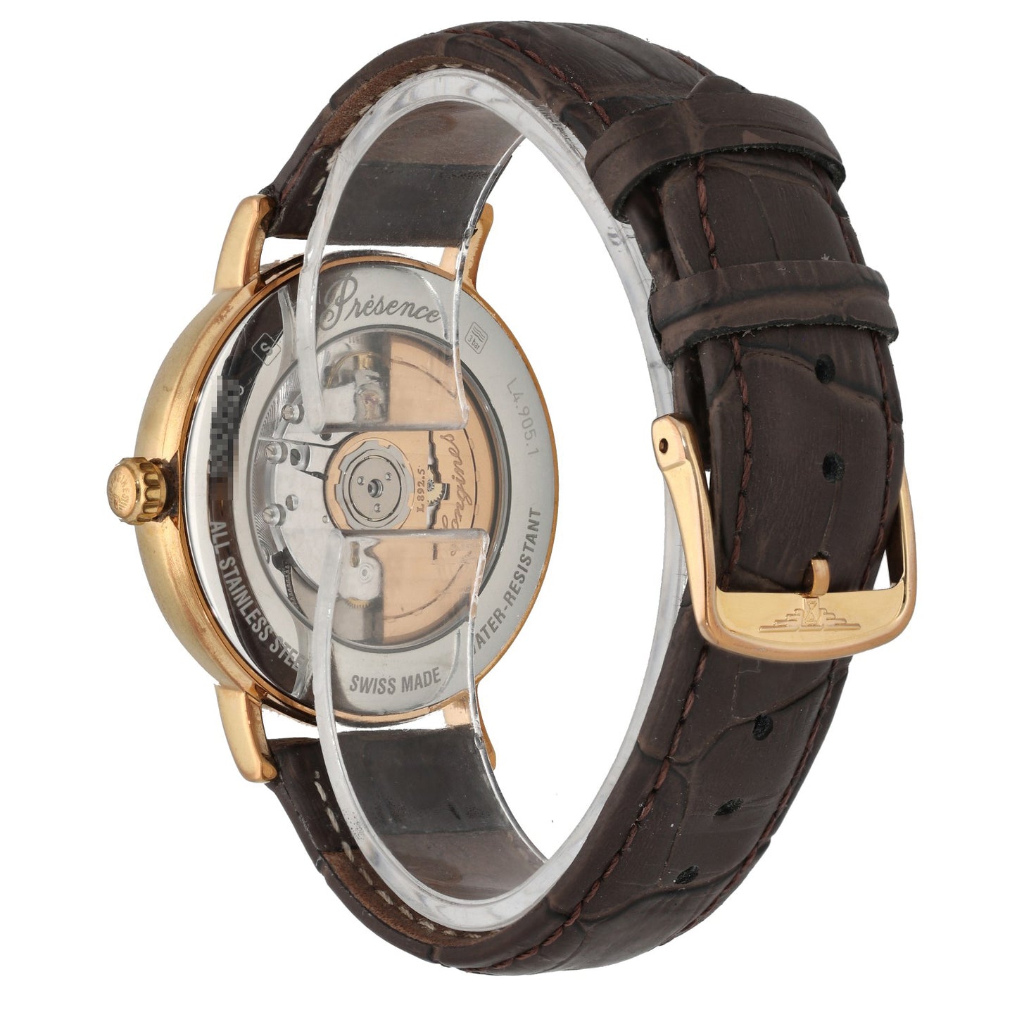 Longines Presence L4.905.1 40mm Gold Plated Watch