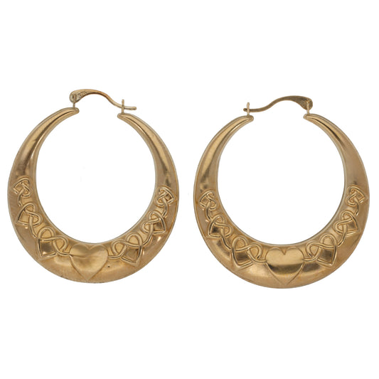 9ct Gold Hoop Earrings