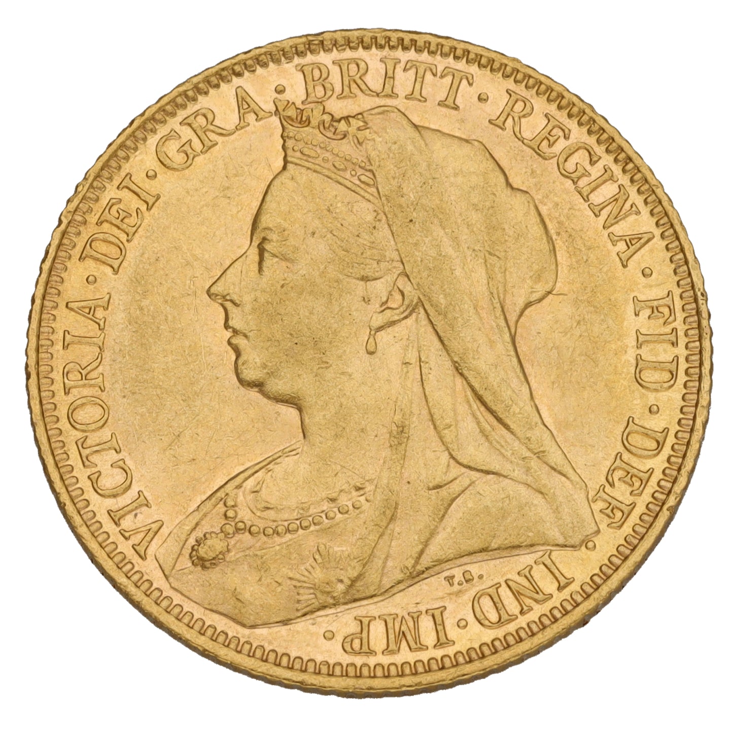 22ct Gold Queen Elizabeth II Full Sovereign Coin 1899