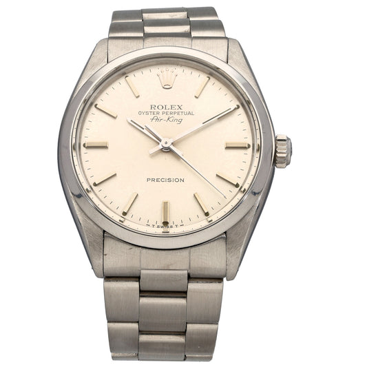 Rolex Air King 5500 34mm Stainless Steel Watch