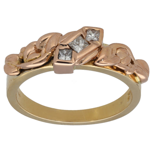 18ct Gold 0.20ct Diamond Clogau Tree Of Life Ring Size N