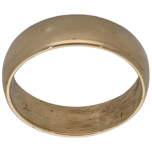 9ct Gold Plain Wedding Ring Size W