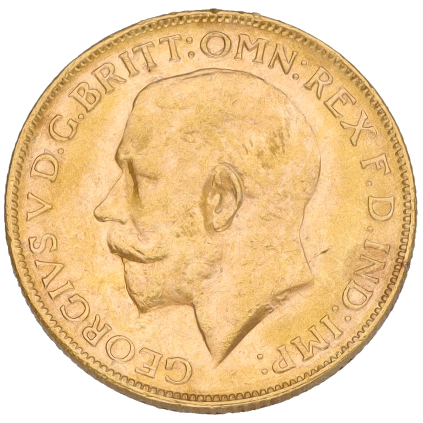 22ct Gold King George V Full Sovereign Coin 1923