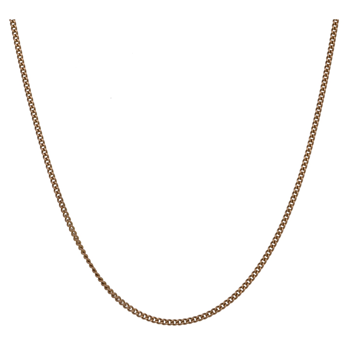 9ct Gold Curb Chain 20"