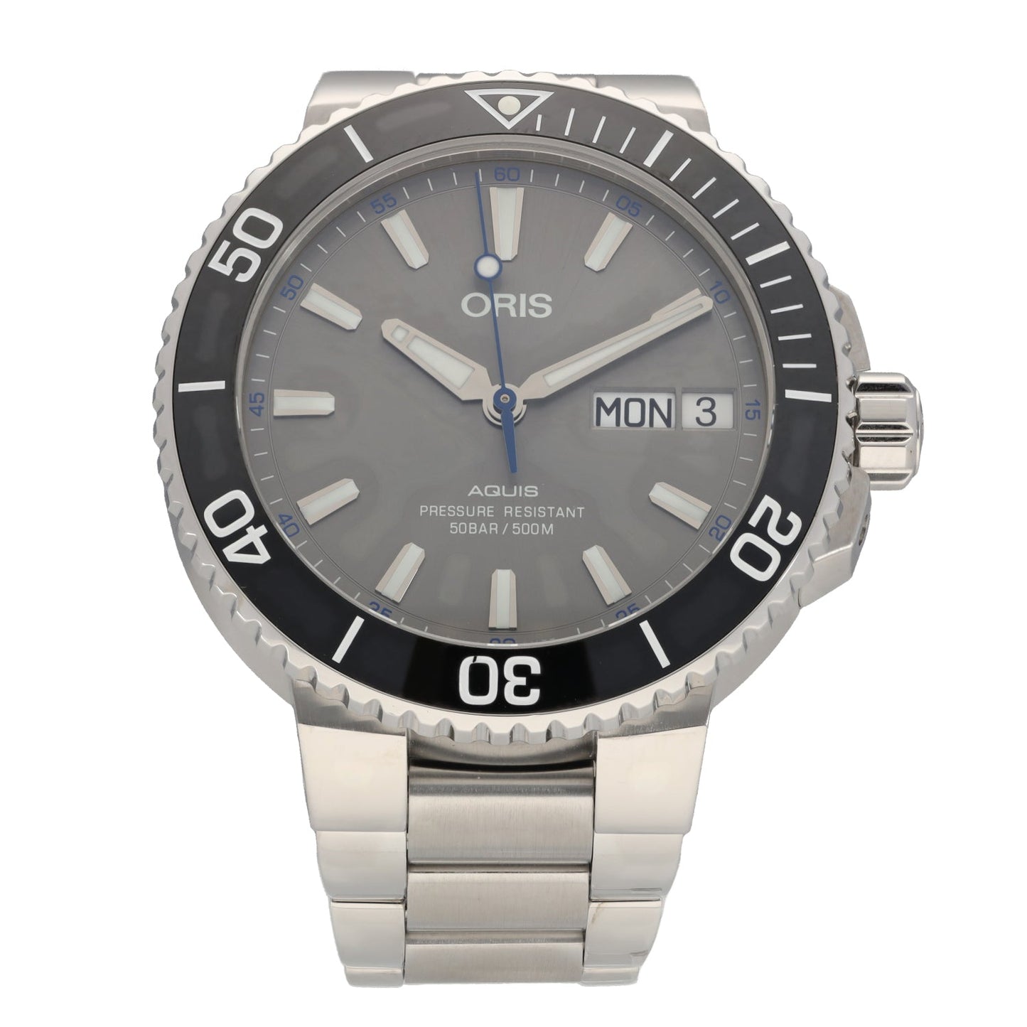 Oris Aquis 7733 45.5mm Stainless Steel Mens Watch