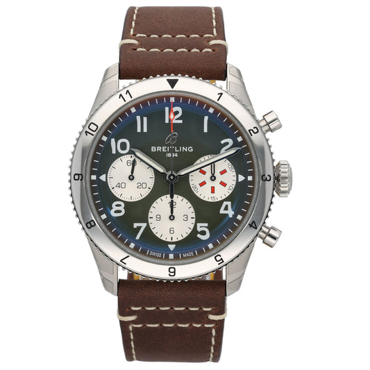 Breitling Classic AVI A23380 42mm Stainless Steel Watch