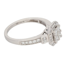 Load image into Gallery viewer, 18ct White Gold 0.95ct Ladies Dress/Cocktail Ring #7V%BL
