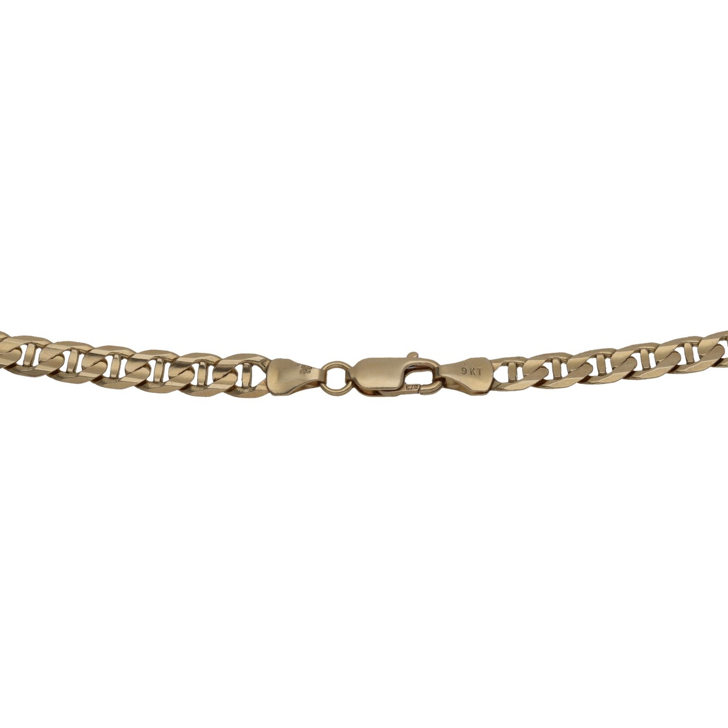9ct Gold Curb Chain 18"