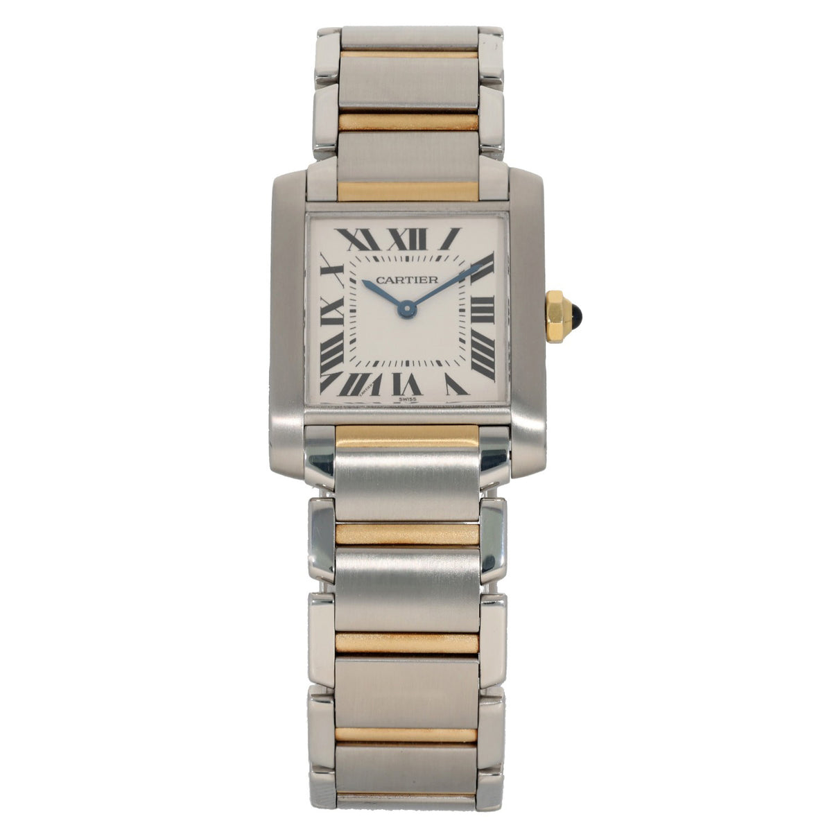 Cartier Tank Francaise W51006Q4, stainless steel and gold case and bracelet