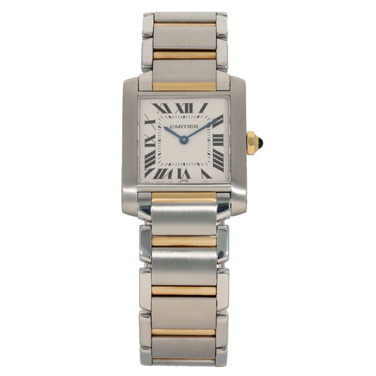 Cartier Tank Francaise W51006Q4, stainless steel and gold case and bracelet