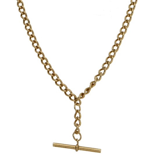 9ct Gold Curb Chain 18"