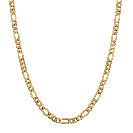 9ct Gold Figaro Chain 16"