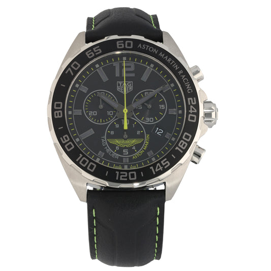 Tag Heuer Formula 1 Aston Martin Racing CAZ101P 43mm Stainless Steel Watch