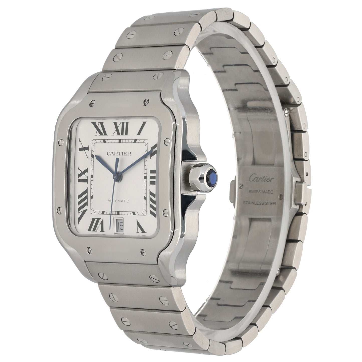Cartier Santos De Cartier WSSA0018 39mm Stainless Steel Watch