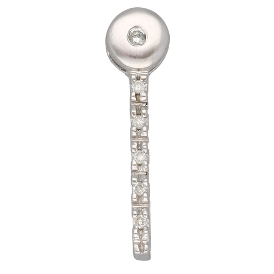 9ct Gold 0.06ct Diamond Dress/Cocktail Pendant