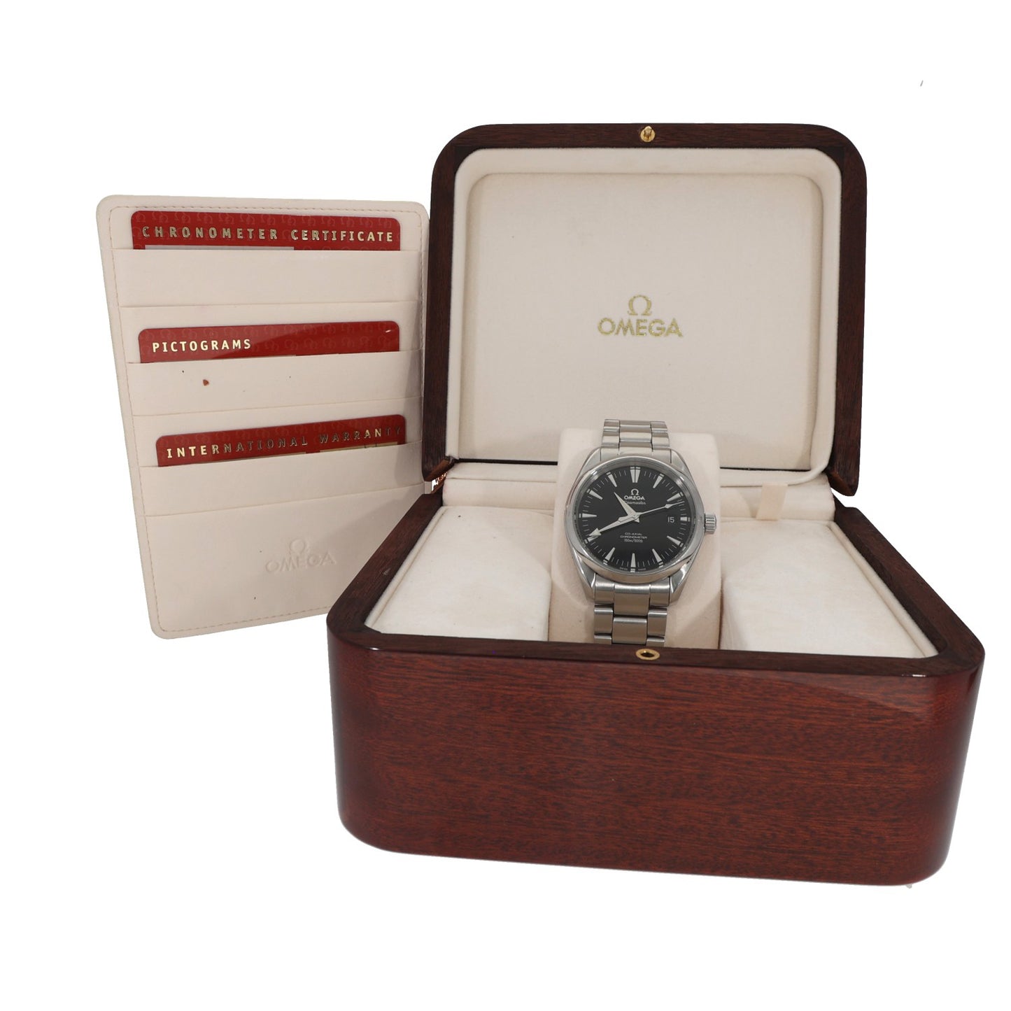 Omega Seamaster Aqua Terra 2503.50.00, black dial, stainless steel case