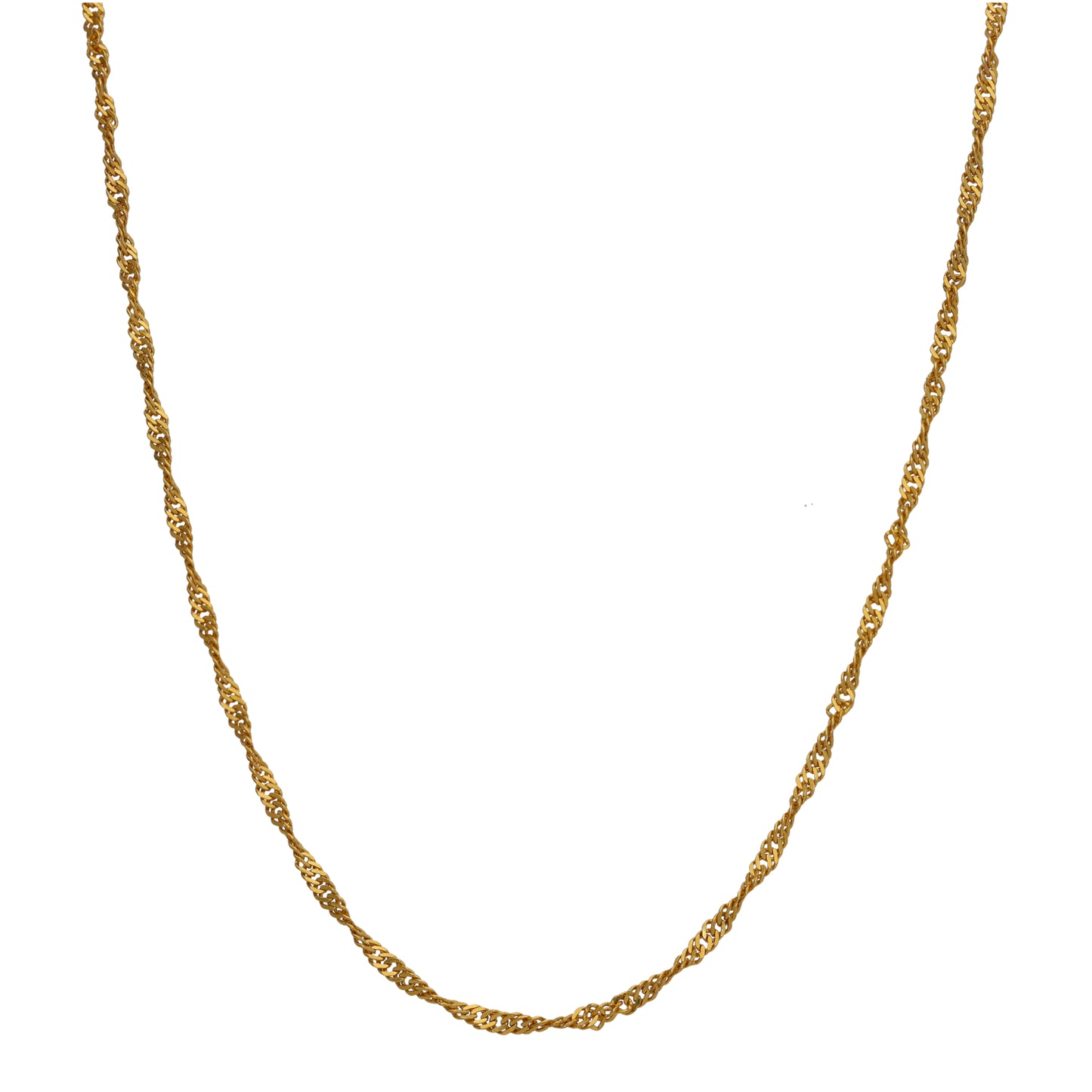 22ct Gold Singapore Chain 16"