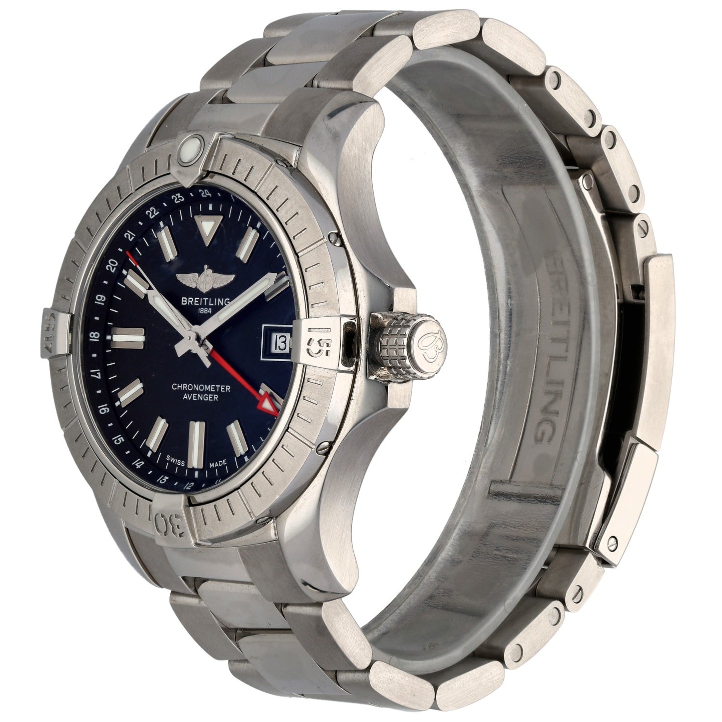 Breitling Avenger GMT 43 A32397 43mm Stainless Steel Watch