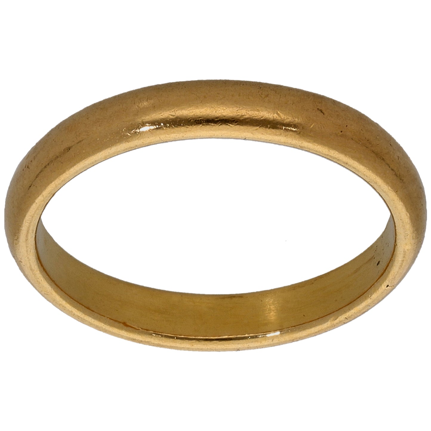 22ct Gold Plain Wedding Ring Size O