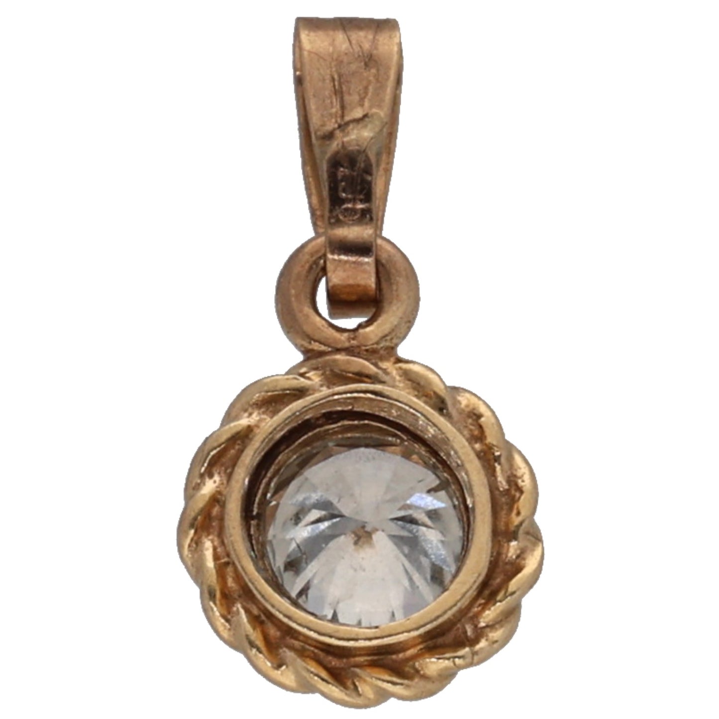 9ct Gold 0.30ct Diamond Solitaire Pendant