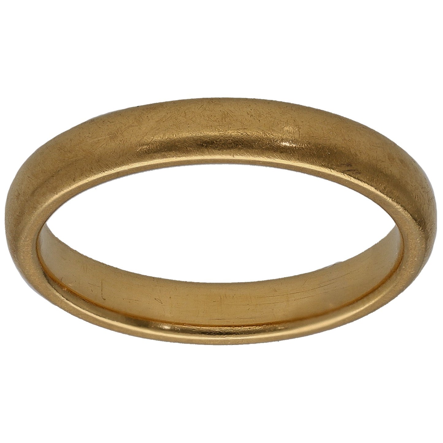 22ct Gold Plain Wedding Ring Size N