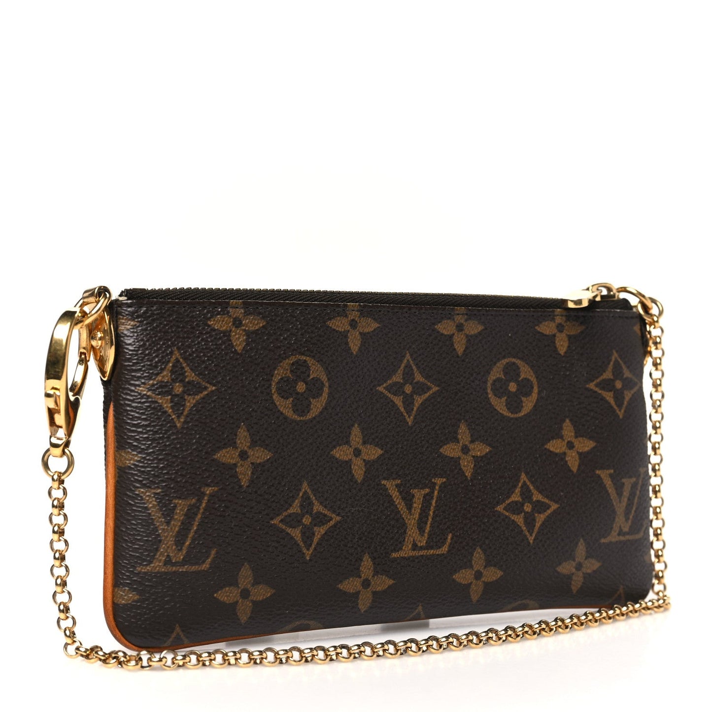 Louis Vuitton Monogram Pochette Milla PM Coated Canvas - Brown