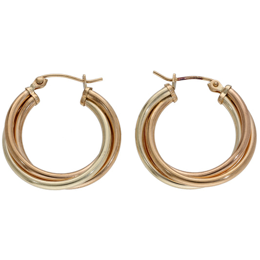 9ct Gold Hoop Earrings