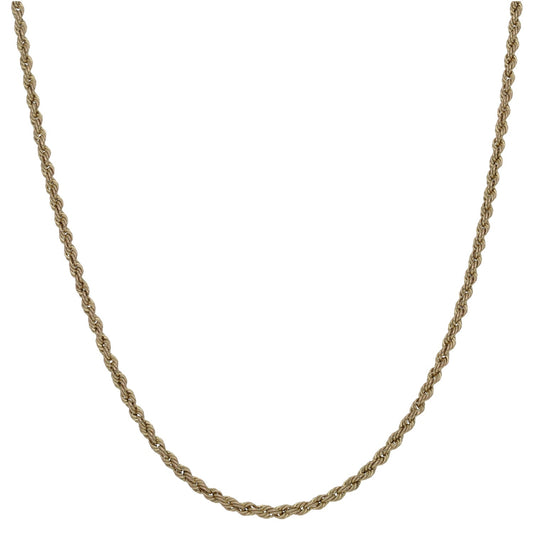 9ct Gold Rope Chain 18"
