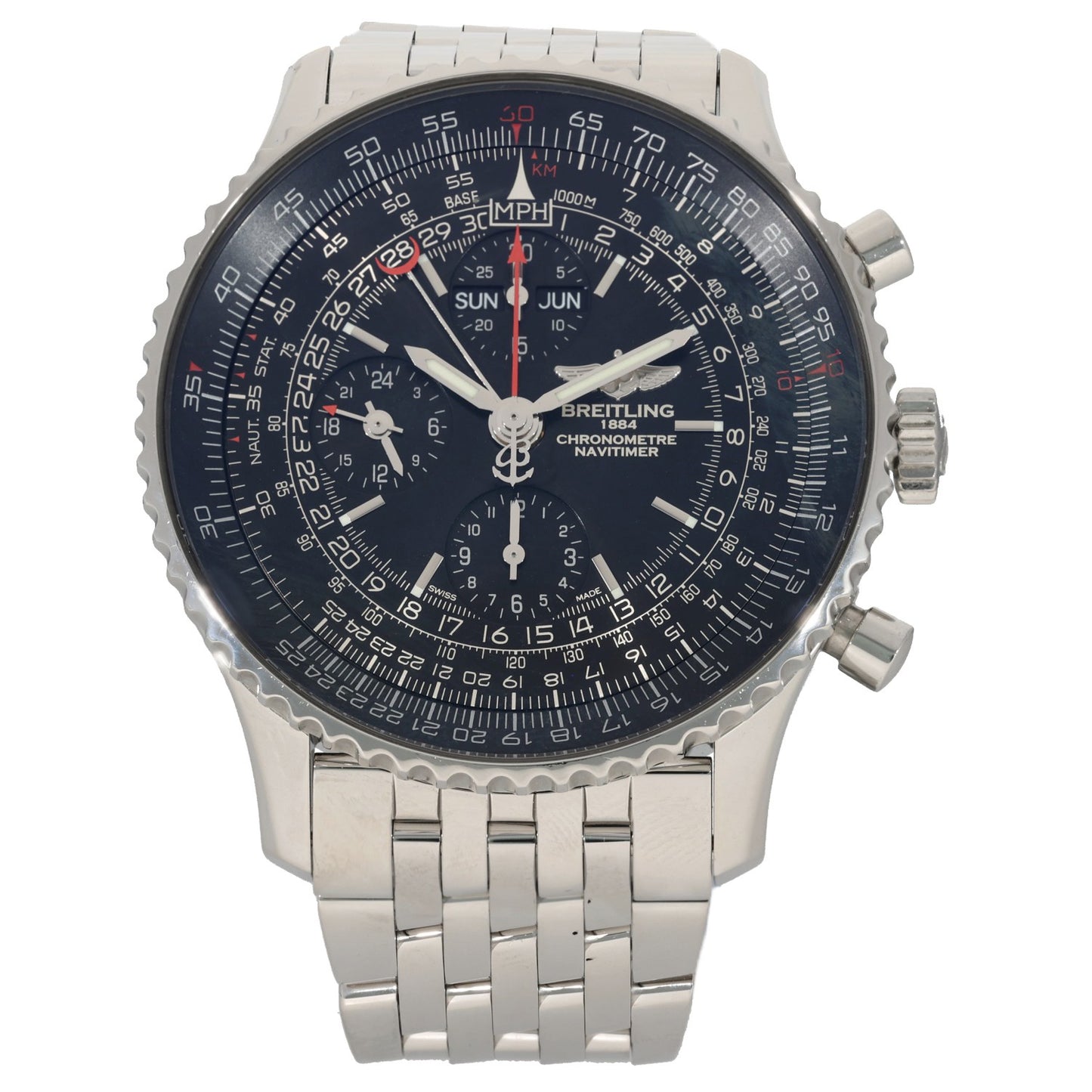 Breitling Navitimer A21350 46mm Stainless Steel Watch