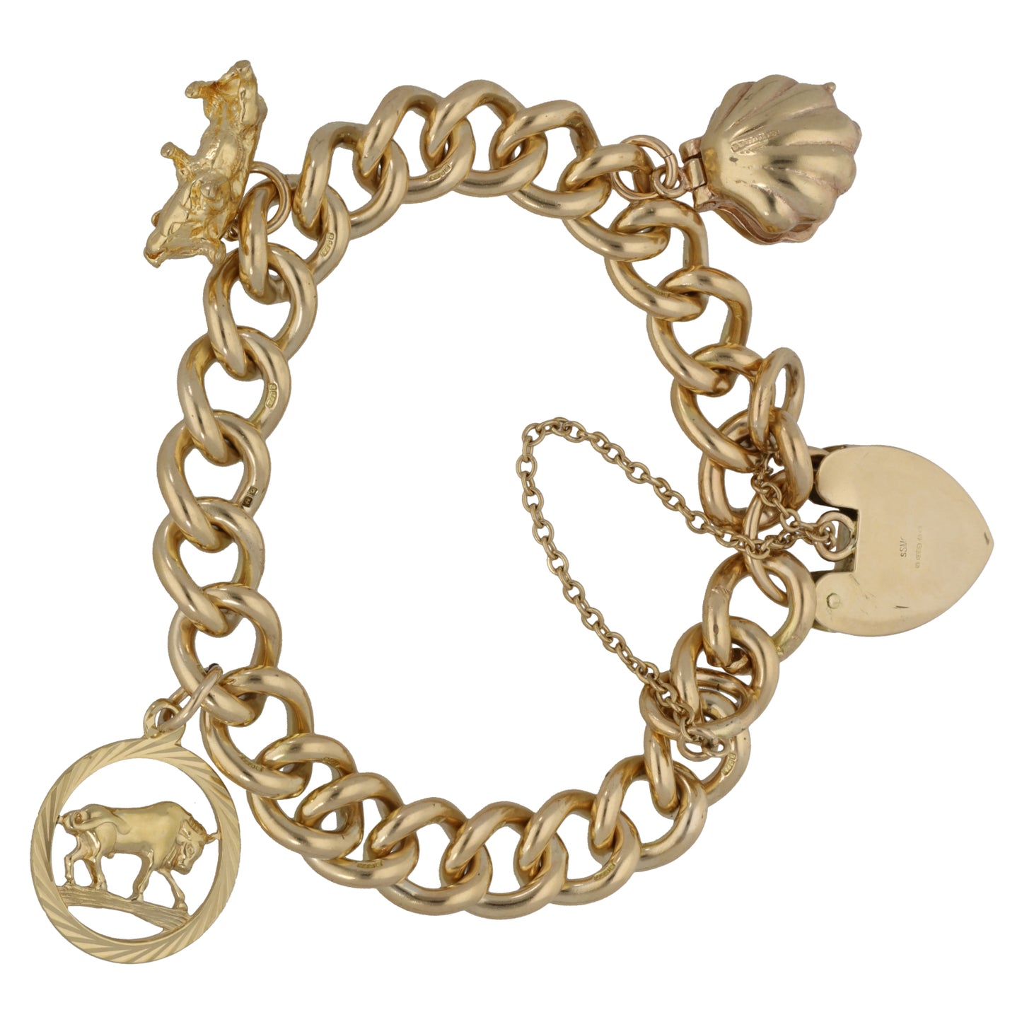 9ct Gold Charm Bracelet