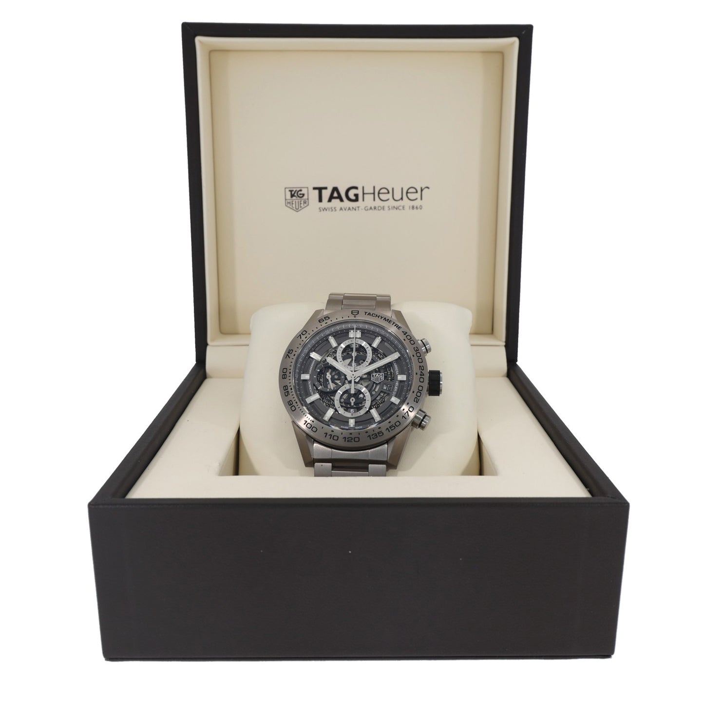 Tag Heuer Carrera CAR2A8A 43mm Titanium Watch