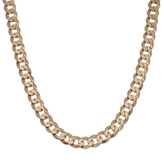 9ct Gold Curb Chain 20"