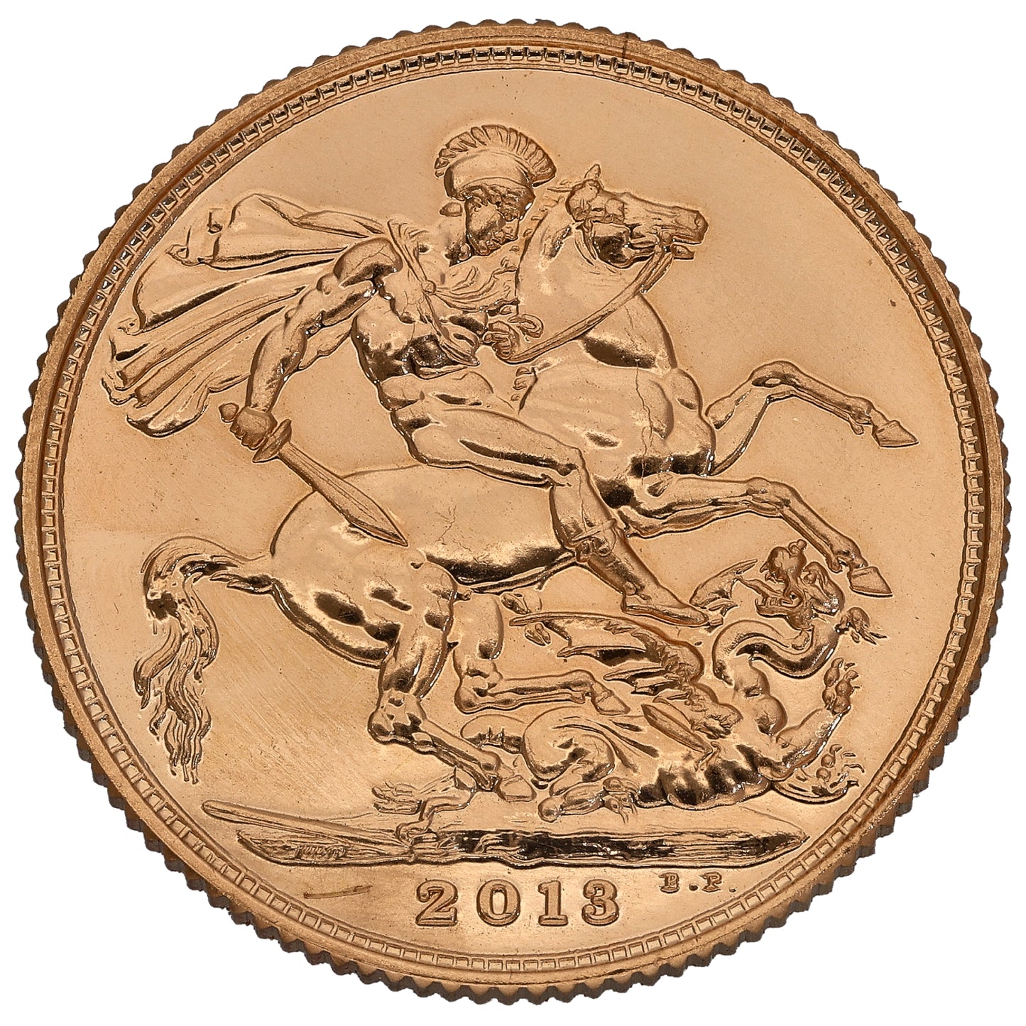 22ct Gold Queen Elizabeth II Full Sovereign Coin 2013