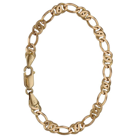 9ct Gold Figaro Bracelet