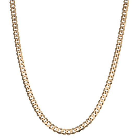 9ct Gold Curb Chain 24"