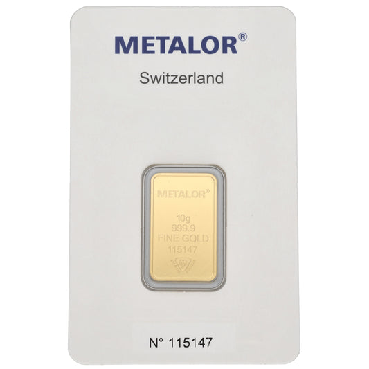 New 24ct 10g Gold Bar