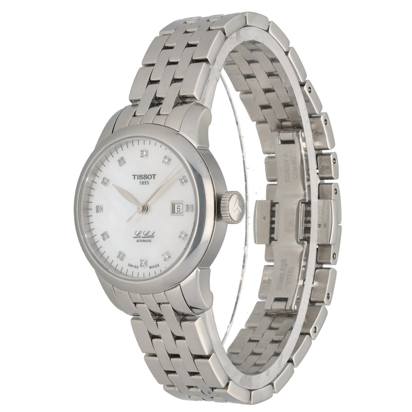 Tissot Le Locle T006207A, mother of pearl dial, stainless steel, link bracelet