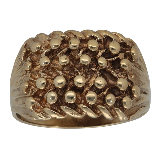 9ct Gold Keeper Ring Size W