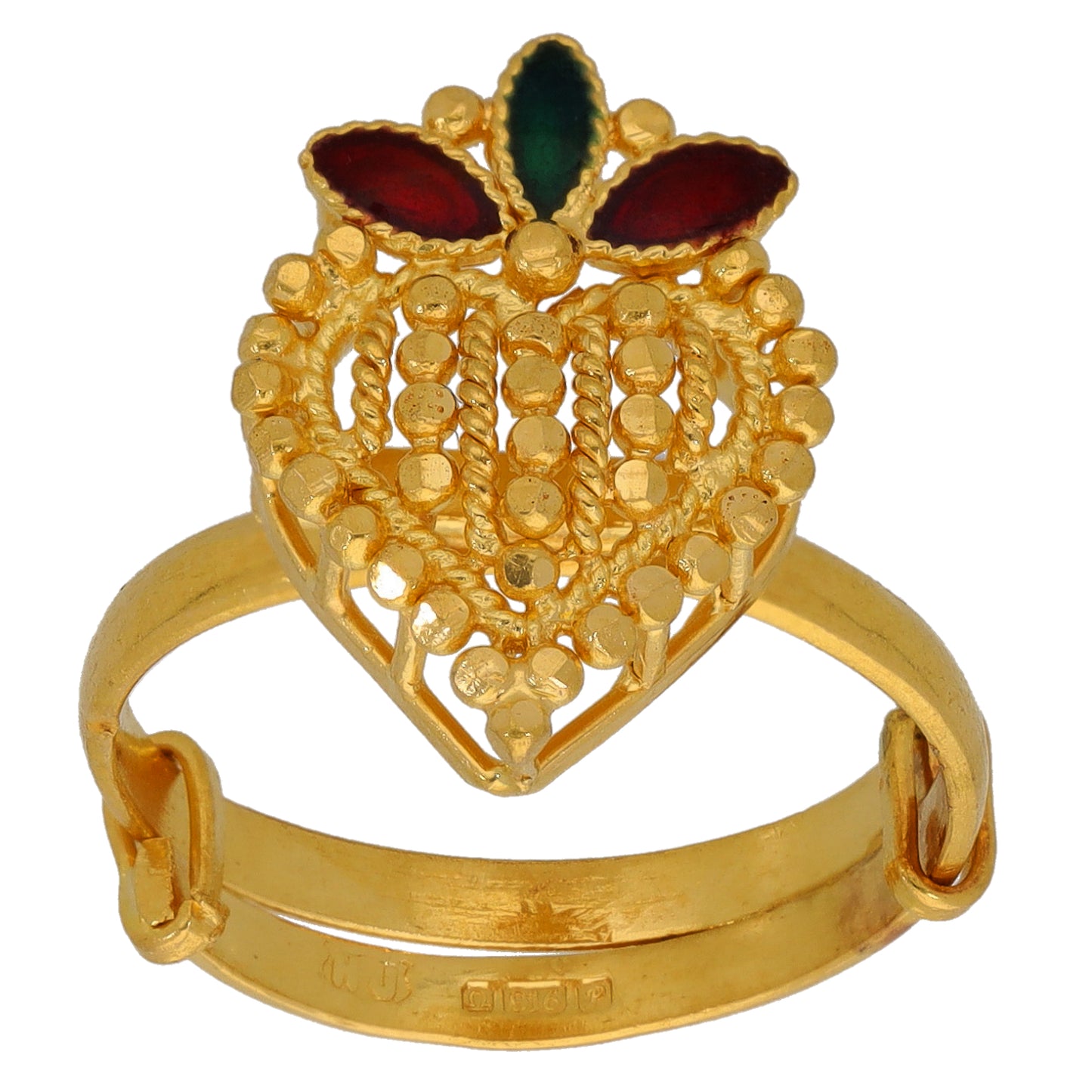 22ct Gold Dress/Cocktail Ring Size K