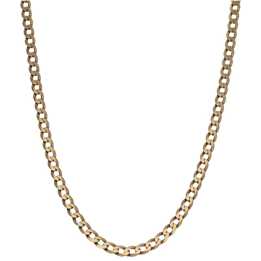 9ct Gold Curb Chain 20"